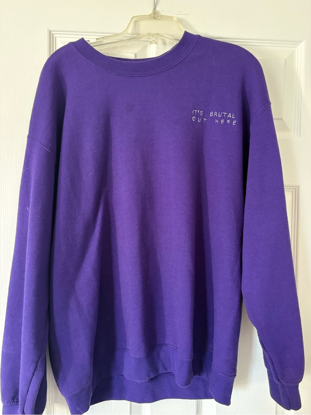 Olivia Rodrigo Unofficial Purple “Brutal” Crewneck Sweater